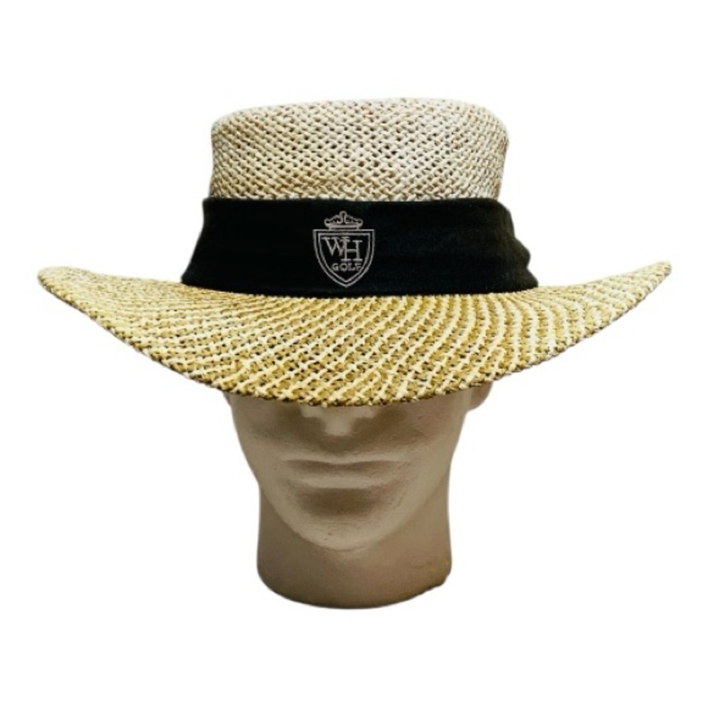 Vintage Walter Hagen Straw Golf Hat Size 8 1/2